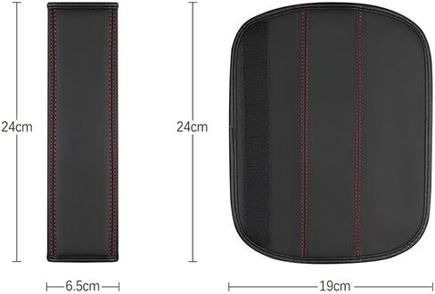 2 Pcs for Volvo XC60 S90 S60L XC90 S80L Car Belt Pad Leather Seat Belt Cover Shoulder Protector Emblem Shoulder Pad Protective Covers Interior Decorate Accessories in Saudi Arabia