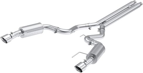 MBRP 2024 Ford Mustang GT S650, 5.0 Aluminized Steel 3in Cat-Back Dual Split Rear (Street) in Saudi Arabia