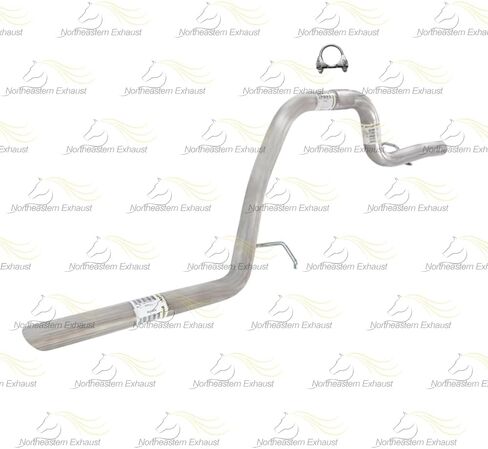 Northeastern Exhaust | Stainless Steel Extension Pipe & Tail Pipe Exhaust Kit Compatible for 2002-2005 Ford Explorer 4.6L | Free Clamps Included | Automotive Replacement Part in Saudi Arabia