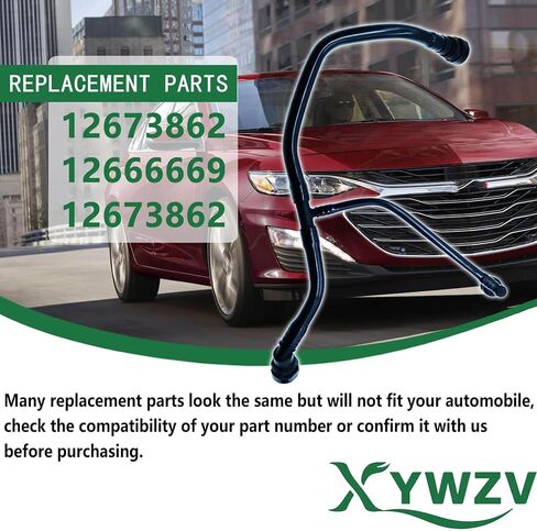 12673862 أنابيب صمام PCV لسيارة شيفروليه ماليبو 2016-2024، كروز 2016-2019، تراكس 2019، محرك 4 سلندر 1.4 لتر، يستبدل 12666669 12673862، أنبوب تهوية علبة المرافق الإيجابي in Saudi Arabia
