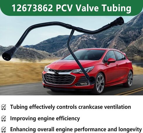 12673862 أنابيب صمام PCV لسيارة شيفروليه ماليبو 2016-2024، كروز 2016-2019، تراكس 2019، محرك 4 سلندر 1.4 لتر، يستبدل 12666669 12673862، أنبوب تهوية علبة المرافق الإيجابي in Saudi Arabia