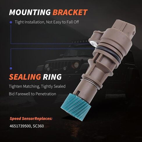 HiSport Speed Sensor Compatible with Hyundai 2005-2014 Tucson 2001-2009 Santa Fe2006-2010 Azera Kia 2007-2010 Sportage 2007-2012 Rondo Replaces 4651739500 SC360 in Saudi Arabia