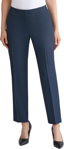 Kasper Women's Mini Check Slim Leg Pant in Saudi Arabia