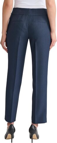 Kasper Women's Mini Check Slim Leg Pant in Saudi Arabia