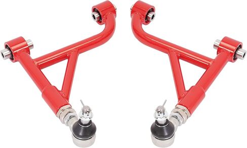 Adjustable Rear Upper Camber Arm Compatible with 1998-2005 Lexus GS300 GS400 GS430 (RWD) Control Arms Kit Steel Powder Coated Red in Saudi Arabia