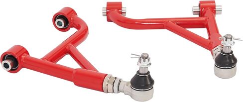 Adjustable Rear Upper Camber Arm Compatible with 1998-2005 Lexus GS300 GS400 GS430 (RWD) Control Arms Kit Steel Powder Coated Red in Saudi Arabia
