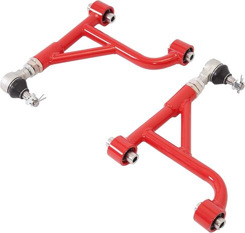 Adjustable Rear Upper Camber Arm Compatible with 1998-2005 Lexus GS300 GS400 GS430 (RWD) Control Arms Kit Steel Powder Coated Red in Saudi Arabia