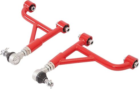 Adjustable Rear Upper Camber Arm Compatible with 1998-2005 Lexus GS300 GS400 GS430 (RWD) Control Arms Kit Steel Powder Coated Red in Saudi Arabia