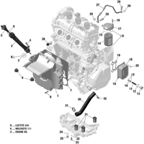 BRP New OEM، حلقة الختم Formula III Grand Touring Renegade Skandic، 420950141 in Saudi Arabia