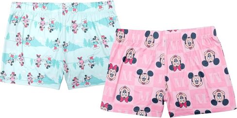 Disney womens 2-pack Pajama Shorts, Lounge Shorts With Drawstring, Ultra-soft & Comfortable in Saudi Arabia
