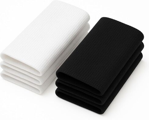 6PCS Aida Cloth 14 Count 3 Pieces Black Cross Stitch Fabric and 3 Pieces White Cross Stitch Fabric Cotton Embroidery Fabric for Needlework 14 Count Cross Stitch Fabric for Craft Embroidery in Saudi Arabia