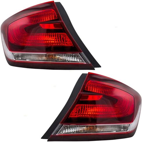 Pair Set Taillight Taillamp Lens Housing Assembly for 13 14 15 for Honda for Civic in Saudi Arabia