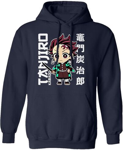 سويت شيرت بقلنسوة للجنسين من RIVEBELLA Tanjiro Kid Slayers Anime Manga Demon in Kuwait