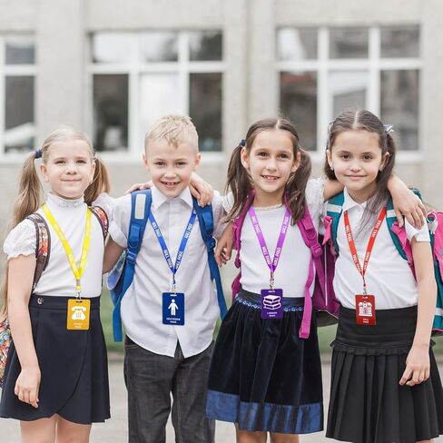 6 pcs Hall Pass Lanyard and School Pass Set, Wooden Bathroom Passes for Classrooms Hall, Restroom, Library, Office and Nurse School Students Teacher Supplies in Saudi Arabia