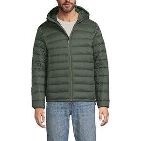 Lands' End Men's Wanderweight Ultralight Packable Hooded Down Jacket in Kuwait