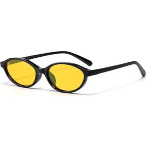 نظارات شمسية بيضاوية كلاسيكية للنساء عصرية بيضاوية ضيقة على شكل عين القطة من التسعينيات in Kuwait