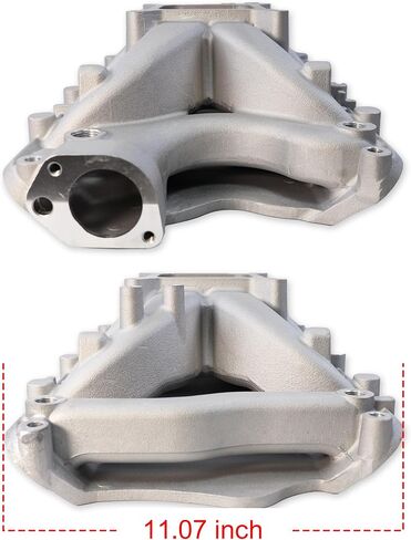 54033 Intake Manifold Aluminum Single Plane Compatible with Ford 351W SBF Small Block Windsor 5.8L V8 Engine PC4033 DM-3316 RPM 3,500-7,500 in Saudi Arabia