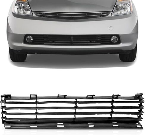 PartsFlow Front Lower Black Bumper Grille For 2004-2009 Toyota Prius TO1036112 in Saudi Arabia