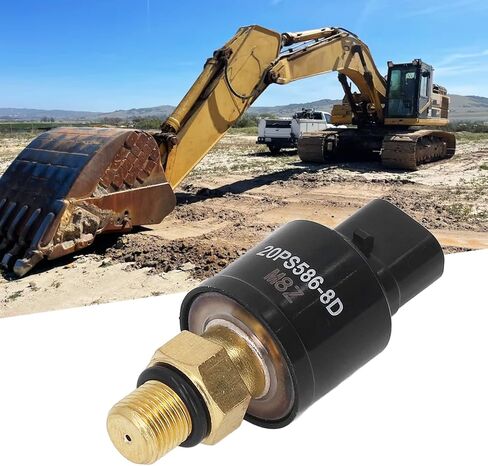 Excavator Pressure Switch 4254563 2086-8D Brass Replacement for Ex200 2 Ex200 3 with & Easy Install in Saudi Arabia