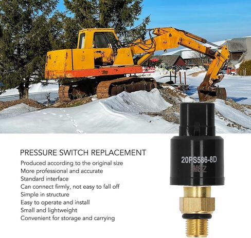 Excavator Pressure Switch 4254563 2086-8D Brass Replacement for Ex200 2 Ex200 3 with & Easy Install in Saudi Arabia