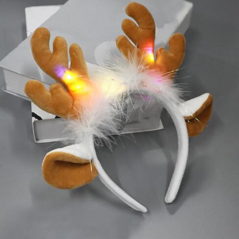 JIAHANG Light Up Party Headband, LED Flashing Headwear for Unisex Adults in Kuwait