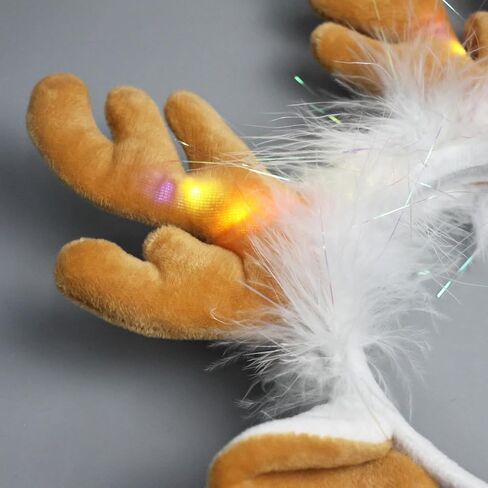 JIAHANG Light Up Party Headband, LED Flashing Headwear for Unisex Adults in Kuwait