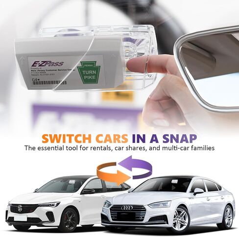 حامل EZ Pass مع أكواب شفط قوية جدًا للزجاج الأمامي، وحامل جهاز إرسال واستقبال لـ EZ Pass Mini/iPass in Saudi Arabia