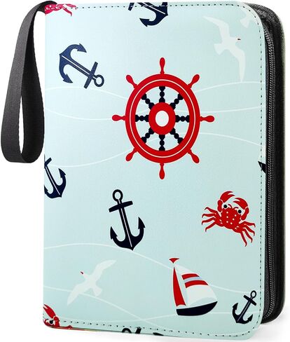 900 Pockets Trading Card Binder, Football Card Binder Album, Rugby Card Collector Album, PU Leather Card Collector Folder for MTG, Game Cards, Sports Cards (Football) in Kuwait