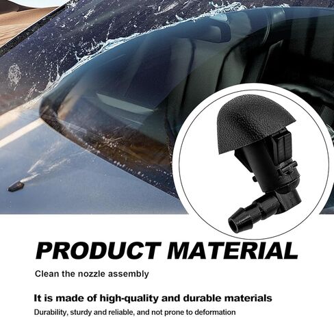 مجموعة فوهات غسالة الزجاج الأمامي ZOKYUYS® متوافقة مع Honda Odyssey 2017-2011، فوهة رش سائل ممسحة غطاء أمامي قابلة للتعديل، استبدال OE 76810-TK8-A01/76810-TK8-A21 in Saudi Arabia