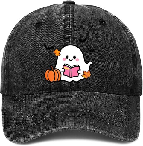Unisex Halloween Baseball Cap Adjustable Cotton Skeleton Hat for Adults & Kids Lightweight Outdoor Party Accessories in Saudi Arabia