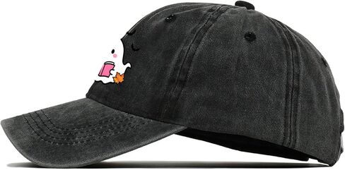 Unisex Halloween Baseball Cap Adjustable Cotton Skeleton Hat for Adults & Kids Lightweight Outdoor Party Accessories in Saudi Arabia
