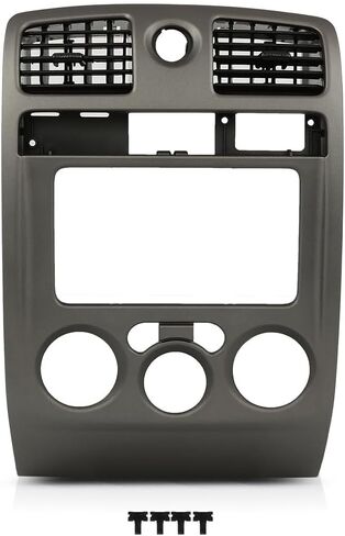 DOTCOM Radio Dash Bezel Trim Panel, Compatible with Chevy Colorado GMC Canyon 2004-2012 Black in Saudi Arabia