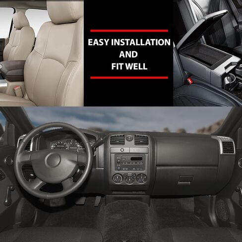 DOTCOM Radio Dash Bezel Trim Panel, Compatible with Chevy Colorado GMC Canyon 2004-2012 Black in Saudi Arabia
