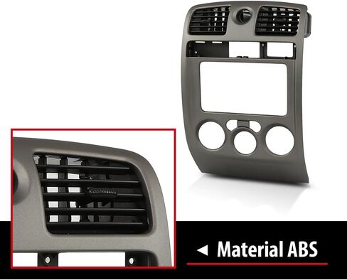 DOTCOM Radio Dash Bezel Trim Panel, Compatible with Chevy Colorado GMC Canyon 2004-2012 Black in Saudi Arabia