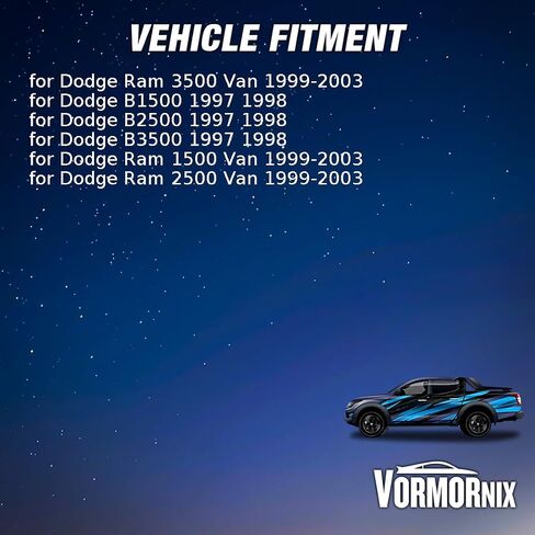 محرك منفاخ HVAC الأمامي لـ Dodge B1500 B2500 B3500 Ram 1500 2500 Van 1997 1998 1999 2000 2001 2002 2003 استبدال 5015869AA، 4638058AC، 5015868AA 1 قطعة in Saudi Arabia