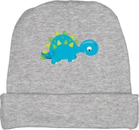 inktastic Cute Dinosaur, Blue Dinosaur, Dino, Stegosaurus Baby Beanie Hat in Saudi Arabia