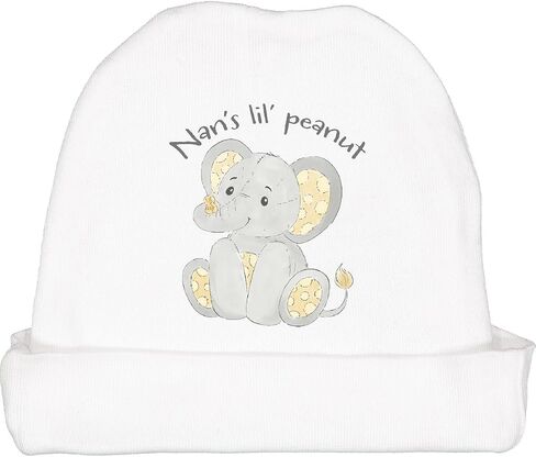 inktastic Nan's Lil' Peanut Baby Beanie Hat in Saudi Arabia