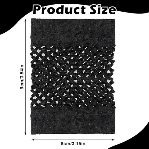 زوجان من القفازات الشبكية القصيرة المصنوعة من شبكة صيد السمك بدون أصابع قوطية 80s مناسبة لحفلات الهالوين in Kuwait