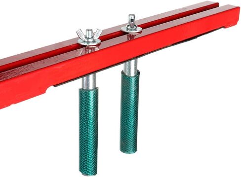 Car Door Installer and Remover Jack Lift Hoist Hydraulic Car Door Mobile Rolling Door Bumper Jack Stand Dolly - Red in Saudi Arabia