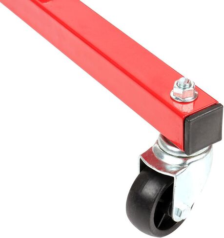 Car Door Installer and Remover Jack Lift Hoist Hydraulic Car Door Mobile Rolling Door Bumper Jack Stand Dolly - Red in Saudi Arabia