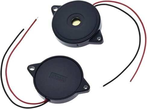 1/5PCS 30X5.5MM Enclosed Piezo Passive Buzzer Element W/Wires AT3040(1pcs) in Saudi Arabia