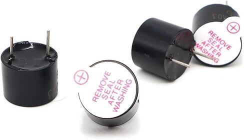 10pcs/lot 3V 12095 Active Buzzer Magnetic Long Continous Beep Tone Alarm Ringer 12x9.5mm Active Piezo Buzzers TMB12A03 in Saudi Arabia