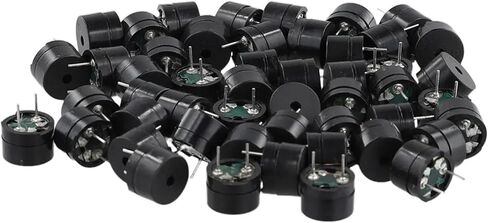 50PCS Universal Passive Buzzer Electromagnetic Impedance 16 Ohms Electromagnetic Buzzer AC/2KHz 3V 5V 9V 12V in Saudi Arabia