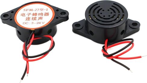 1 قطعة 100DB 3015 عالية ديسيبل DC3-24V صفارة إلكترونية إنذار صفارة مستمرة سيارة فان SFM-27 البعد 30*15 مللي متر in Saudi Arabia