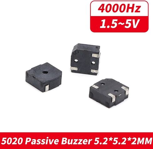 1pcs SMD Buzzer 5020 Dimension 5.0x5.0x2.0mm Passive Sound Generator 3.6v Environmental Miniature Buzzer in Saudi Arabia