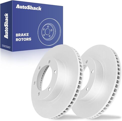 AutoShack Front Brake Rotors | Replacement For 2003-2009 Toyota 4Runner 2005-2023 Tacoma 2007-2014 FJ Cruiser 2.7L 3.5L 4.0L 4.7L V6 V8 4WD RWD | 2-PC Set in Saudi Arabia
