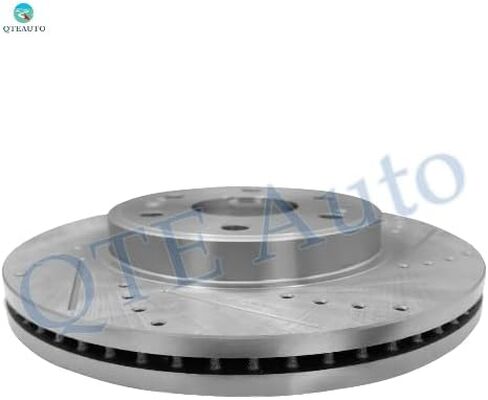 PM Auto Front 330mm Drilled Slotted Disc Brake Rotors Replacement For 2014-2018 GMC Sierra 1500, Automotive Replacement Brake Rotors in Saudi Arabia