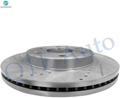 PM Auto Front 330mm Drilled Slotted Disc Brake Rotors Replacement For 2014-2018 GMC Sierra 1500, Automotive Replacement Brake Rotors in Saudi Arabia
