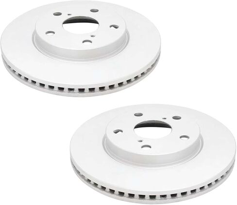 AutoShack Front Brake Rotors | Replacement For 2006-2018 Toyota RAV4 2012-2018 Prius V 2008-2015 Scion xB 2010-2012 Lexus HS250h 1.8L 2.4L 2.5L 4WD AWD FWD | 2-PC Set in Saudi Arabia