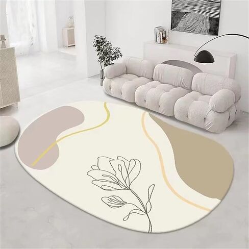 Living Room Carpet Washable Distressed Cloud Bedroom Rugs for Office Dining(H,47 * 63in) in Saudi Arabia